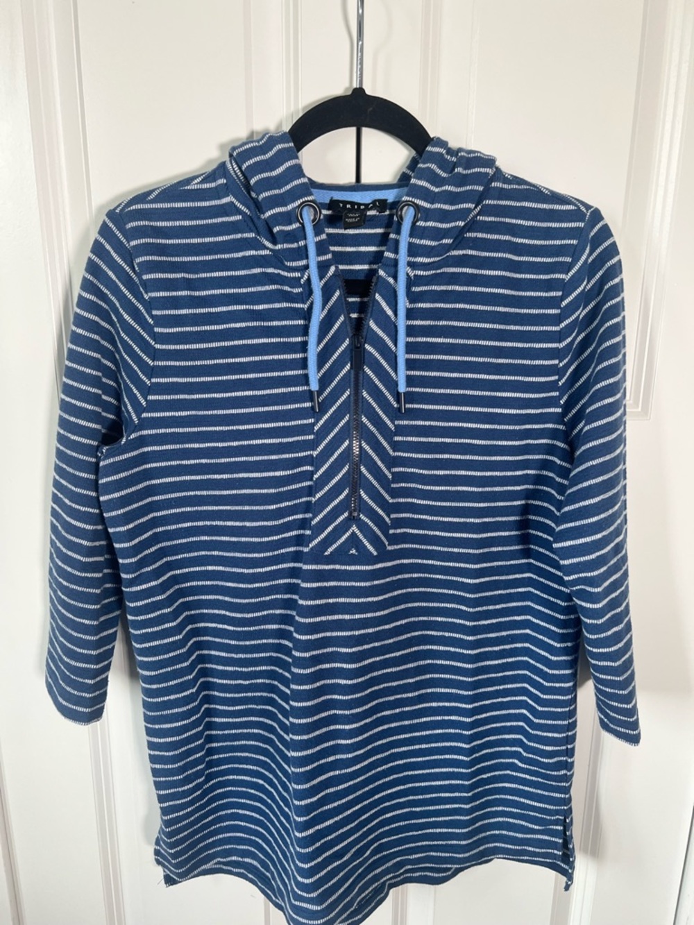 Tribal Striped Hooded Pullover